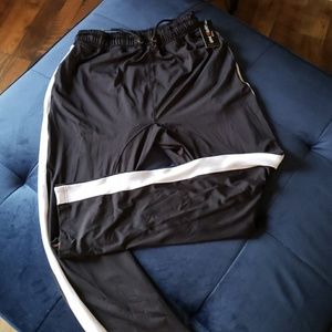 Mens Drop Crotch Skinny Leg Joggers